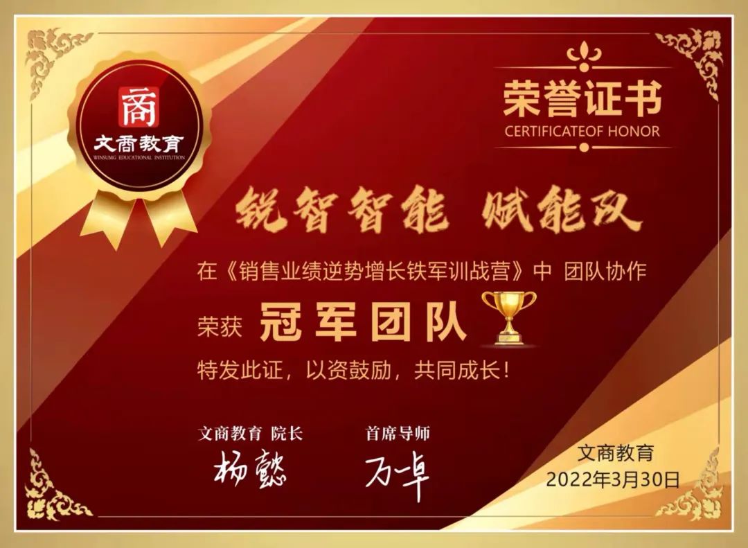 學(xué)習(xí)著、進(jìn)步著——銳智營(yíng)銷(xiāo)團(tuán)隊(duì)《銷(xiāo)售業(yè)績(jī)逆勢(shì)增長(zhǎng)鐵軍訓(xùn)練營(yíng)》圓滿(mǎn)結(jié)束！